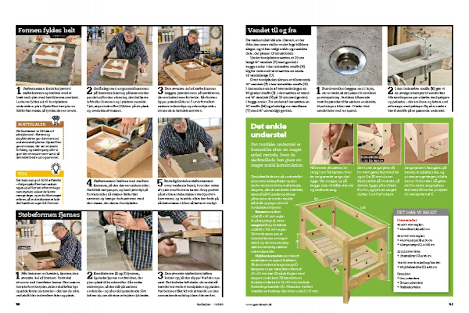 Beton håndvask diy Beton håndvask diy